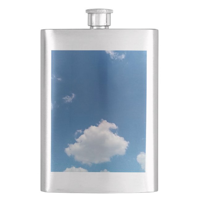Eine einfache Wolke Flachmann (Vorderseite)
