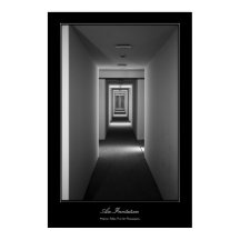 Eine Einladung im Stil einer Kunstgalerie