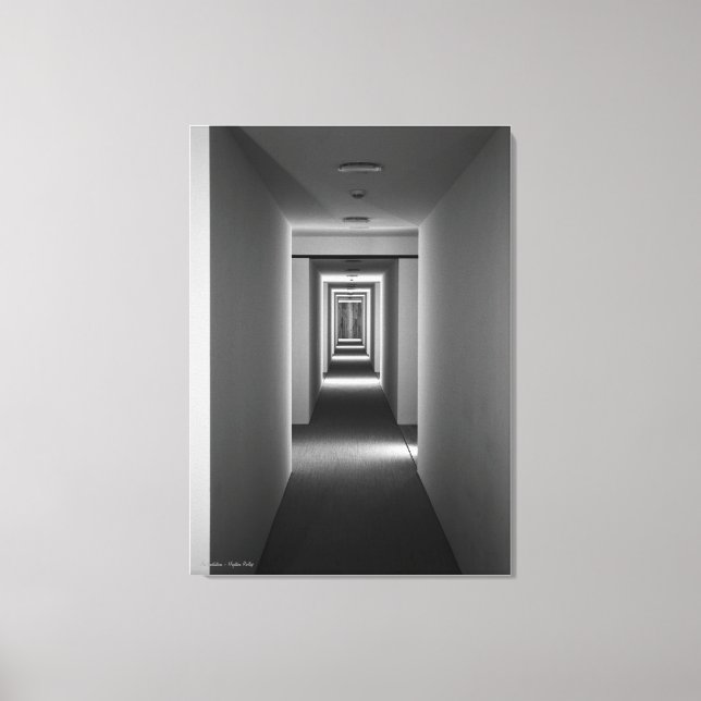 Eine Einladung, Kunstarchitektur Leinwanddruck (Vorderseite)