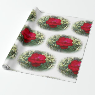 Eine einsame Rose Geschenkpapier
