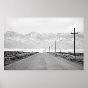 Eine einsame Straße und Power   San Juan Mountains Poster