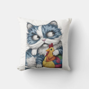 Eine einzigartige Riesenkatze Kissen