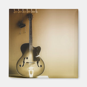 Eine einzige Gitarre Magnet