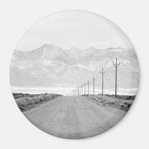 Eine einzige Straße und Power-Linien   San Juan Magnet