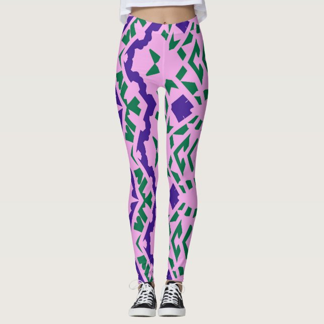 Eine elegante abstrakte "Ratti_Creative_Arts"-Legg Leggings (Vorderseite)