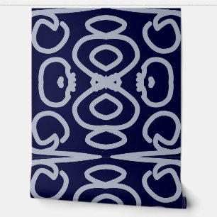 Eine elegante blaue "Ratti_Creative_Arts" Tapete
