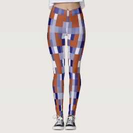 Eine elegante bunt-farbige "Ratti_Creative_Arts"-L Leggings