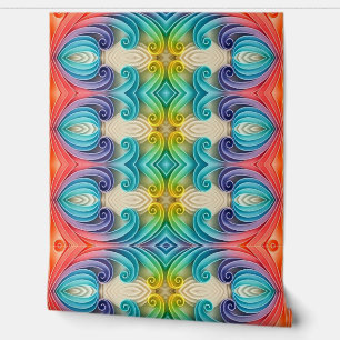 Eine elegante Multicolor-Wallp "Ratti_Creative_Art Tapete