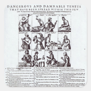 Eine Entdeckung der gefährlichsten Quadratischer Aufkleber