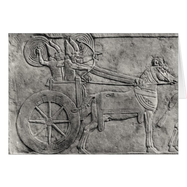Eine Entlastung, welche die Assyrian Armee im (Vorderseite (Horizontal))