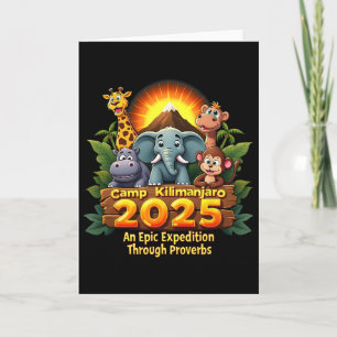 Eine epische Expedition Camp Kilimanjaro Vbs 2025 Karte