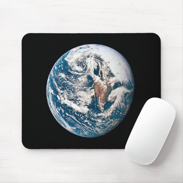Eine Erde, die aus der Apollo 10 Raumsonde stammt. Mousepad (Mit Mouse)