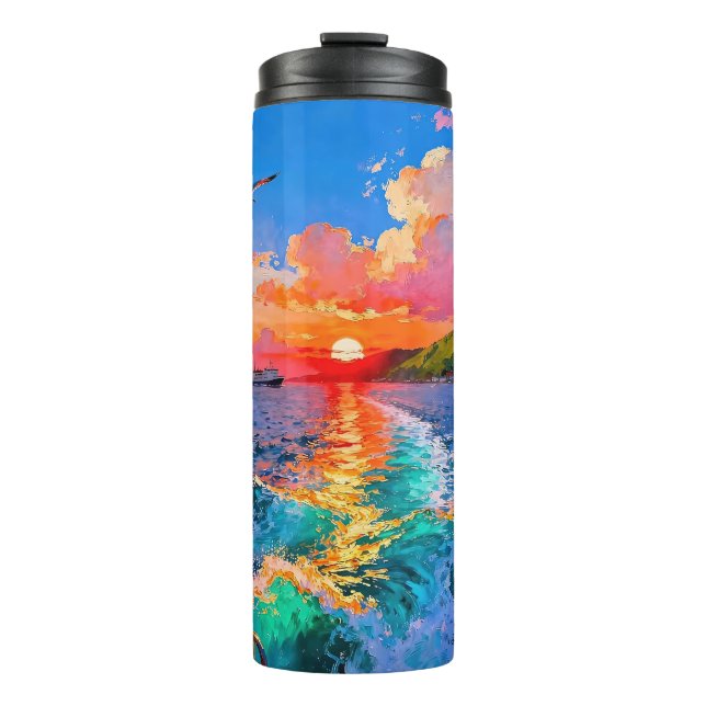 Eine erfrischende Melodie 027 Thermosbecher (Vorderseite)