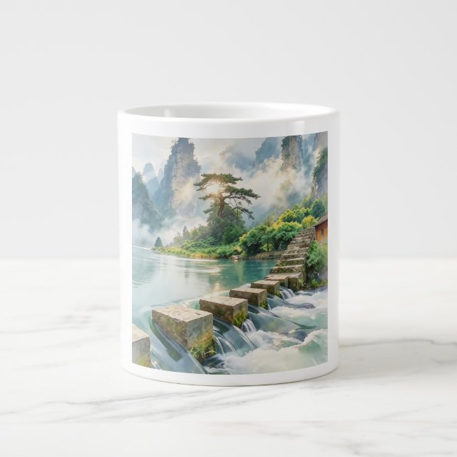 Eine erfrischende Melodie 028 Jumbo-Tasse (Vorderseite)