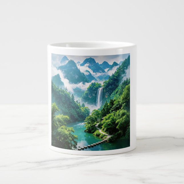 Eine erfrischende Melodie 033 Jumbo-Tasse (Vorderseite)