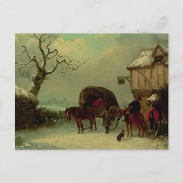 Eine Erholung am Abend - Im Hotel bleiben Postkarte (Vorderseite)