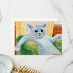 Eine Erholung von Louis Wain Dankeskarte