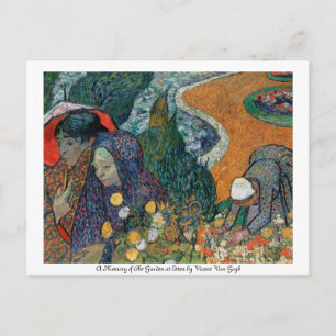 Eine Erinnerung an den Garten in Etten Postkarte