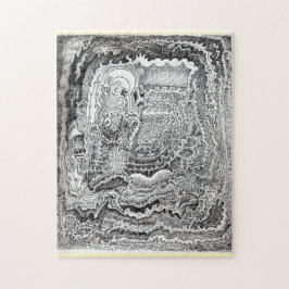 Eine Erinnerung vom alten Gehirn Puzzle