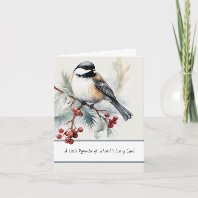 Eine Erinnerung von Jehovas Lieblingskarte Dankeskarte (Vorderseite)