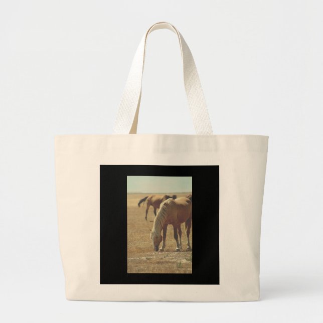 EINE EROBERTE PALOMINO WILD HORSE JUMBO TASCHE (Vorne)