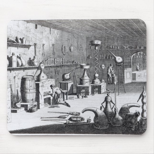 Eine erste Ansicht der praktischen Chemie Mousepad (Vorne)