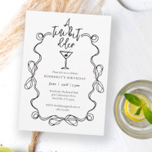 Eine etwas ältere Black Wavy Border Birthday Party