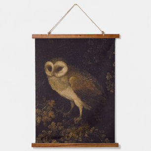 Eine Eule von Moses Haughton dem Älteren Wandteppich Mit Holzrahmen
