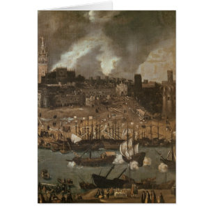 Eine Expedition, die von Sevilla für darlegt
