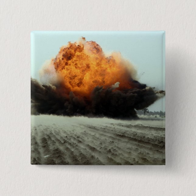 Eine Explosion bricht aus Button (Vorderseite)