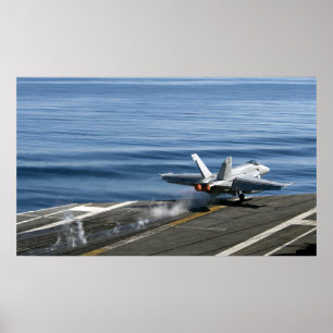 Eine F/A-18E Superhornisse Poster