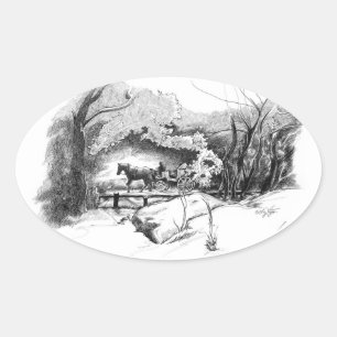 Eine Fahrt durch den Central Park Aufkleber