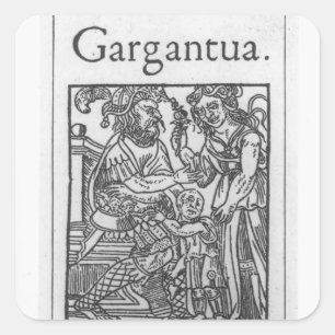 Eine Familie der Giganten Quadratischer Aufkleber