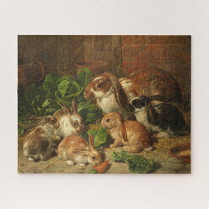 Eine Familie von Kaninchen von Alfred Richardson B Puzzle