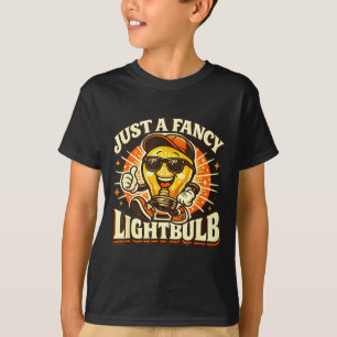 Eine fancy Glühbirne lustige Glühbirne Outfit vint T-Shirt