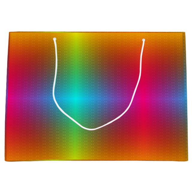 Eine farbenfrohe Geschenktasche mit einem lebendig Große Geschenktüte (Vorderseite)