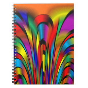 Eine farbenfrohe Integration Notizblock