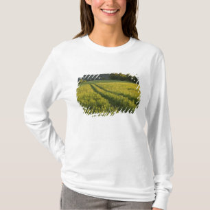Eine Farmstraße in Sabins Pasture in Montpelier, T-Shirt