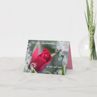 Eine (fast) traditionelle Valentinkarte Dankeskarte