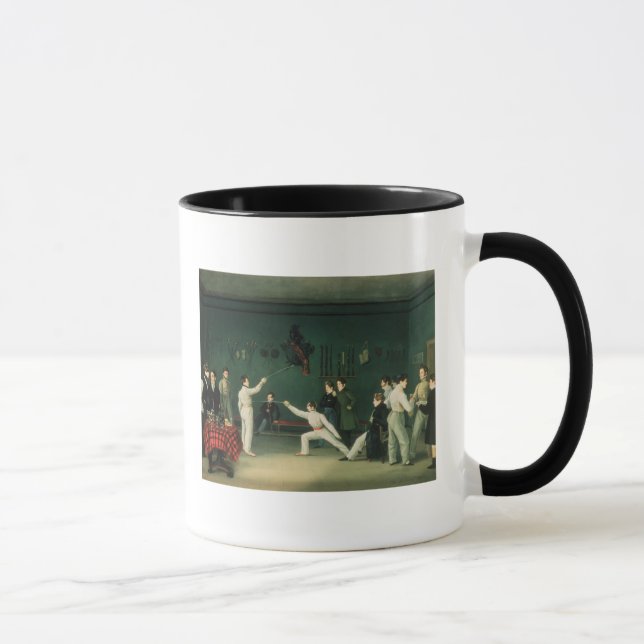 Eine fechtende Szene, 1827 Tasse (Rechts)