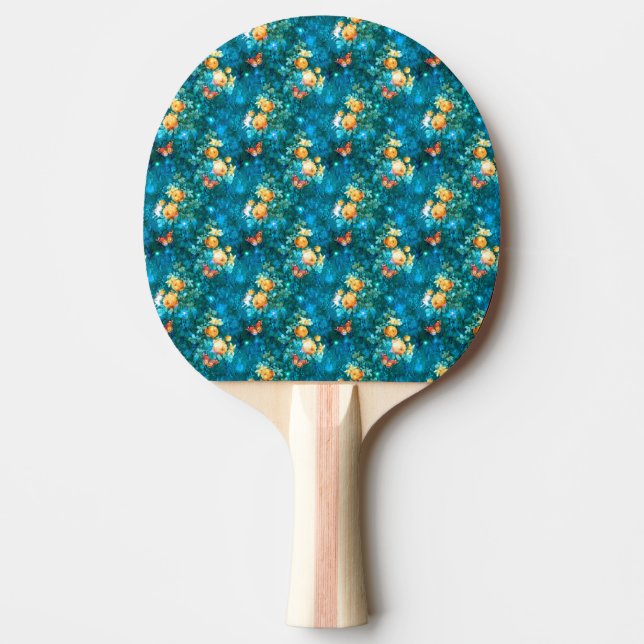 Eine Fee im Garten Serie Design 11   Tischtennis Schläger (Vorderseite)