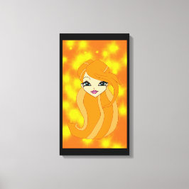 Eine Fee-Welt-Leinwand Leinwanddruck