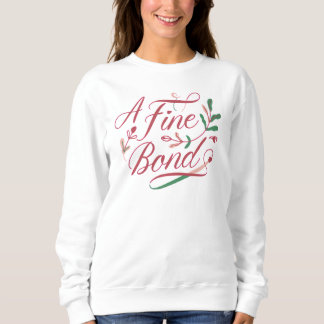 Eine feine Bindung – Minimaler Valentinstag-Spruch Sweatshirt