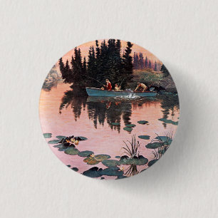 Eine feine Fahne von John Clymer Button