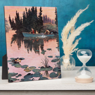 Eine feine Fahne von John Clymer Fotoplatte