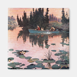 Eine feine Fahne von John Clymer Magnet