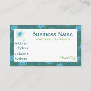 Eine feminine Designer-Visitenkarte Rabattkarte