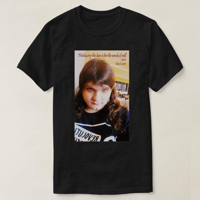 Eine Fetischisierung des Gesetzes ist für die Schw T-Shirt (Design vorne)