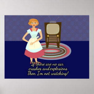 Eine Film-liebevolle Hausfrau Poster