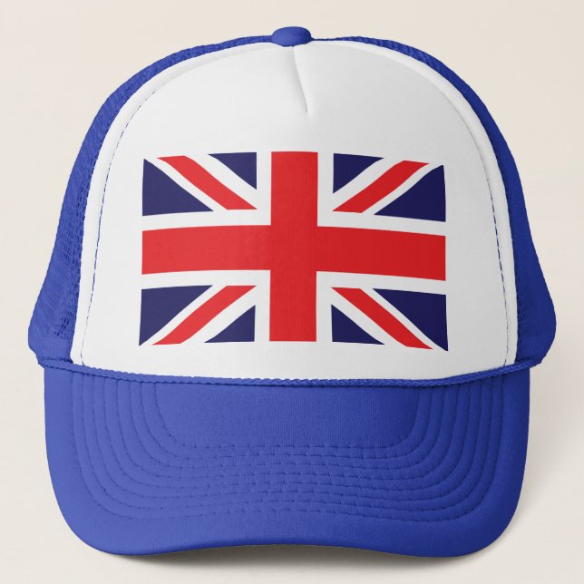 Eine Flagge der Union. Truckerkappe (Vorderseite)